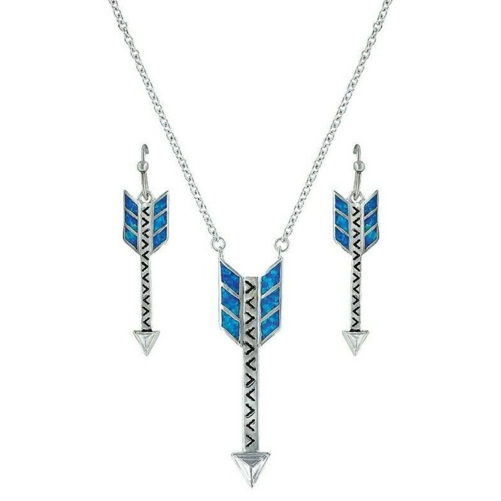 Montana Silversmiths Arrow Earring & Necklace Set